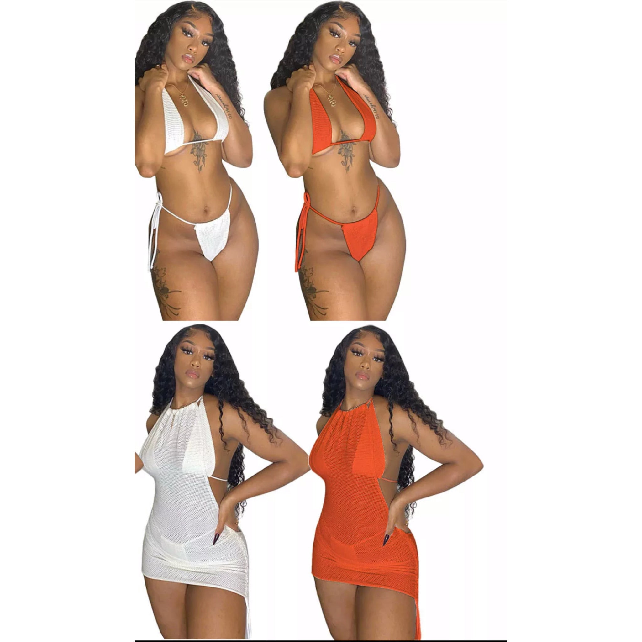 3 piece bathing suit