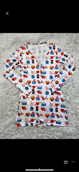 Valentine’s onesie