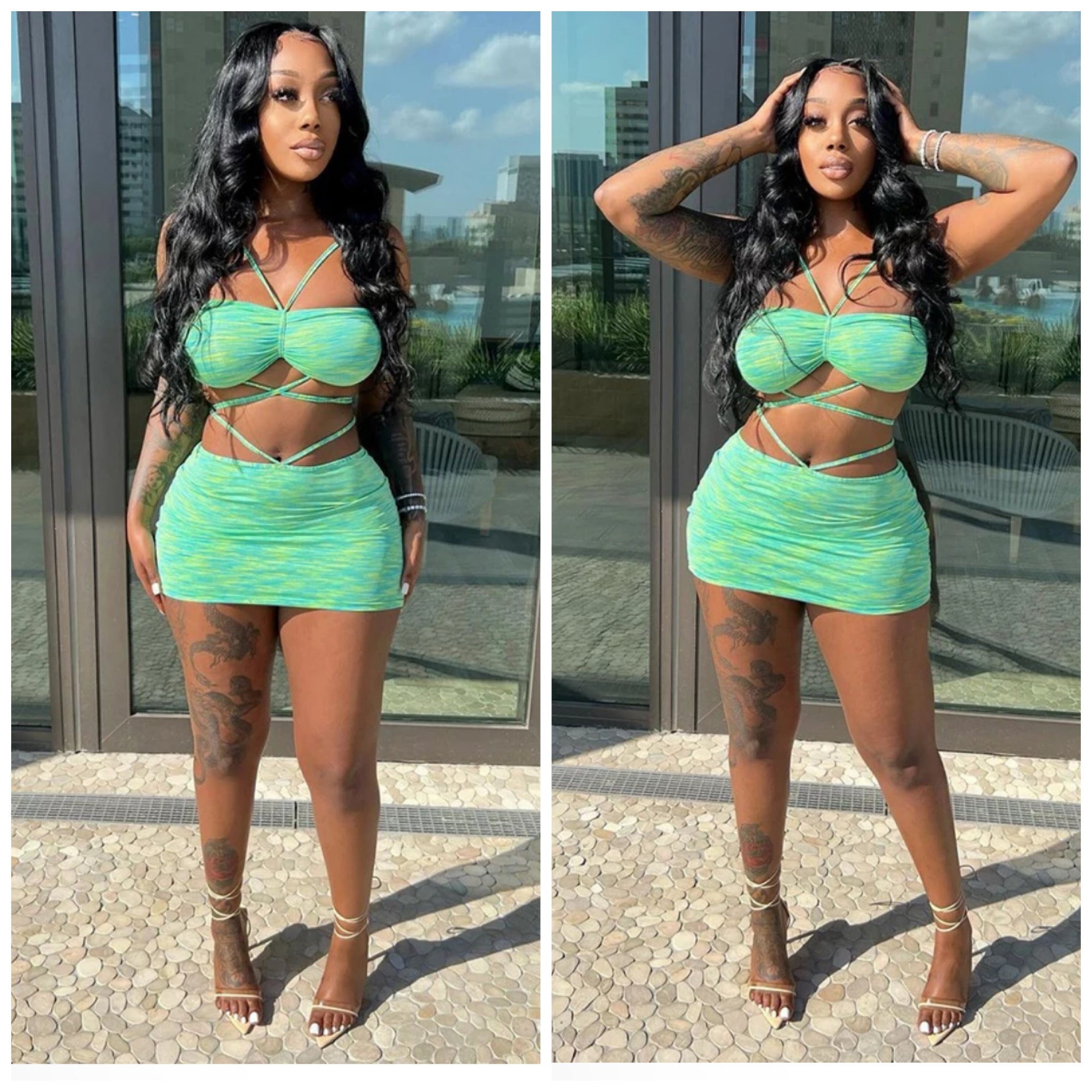 Green me 2 piece set